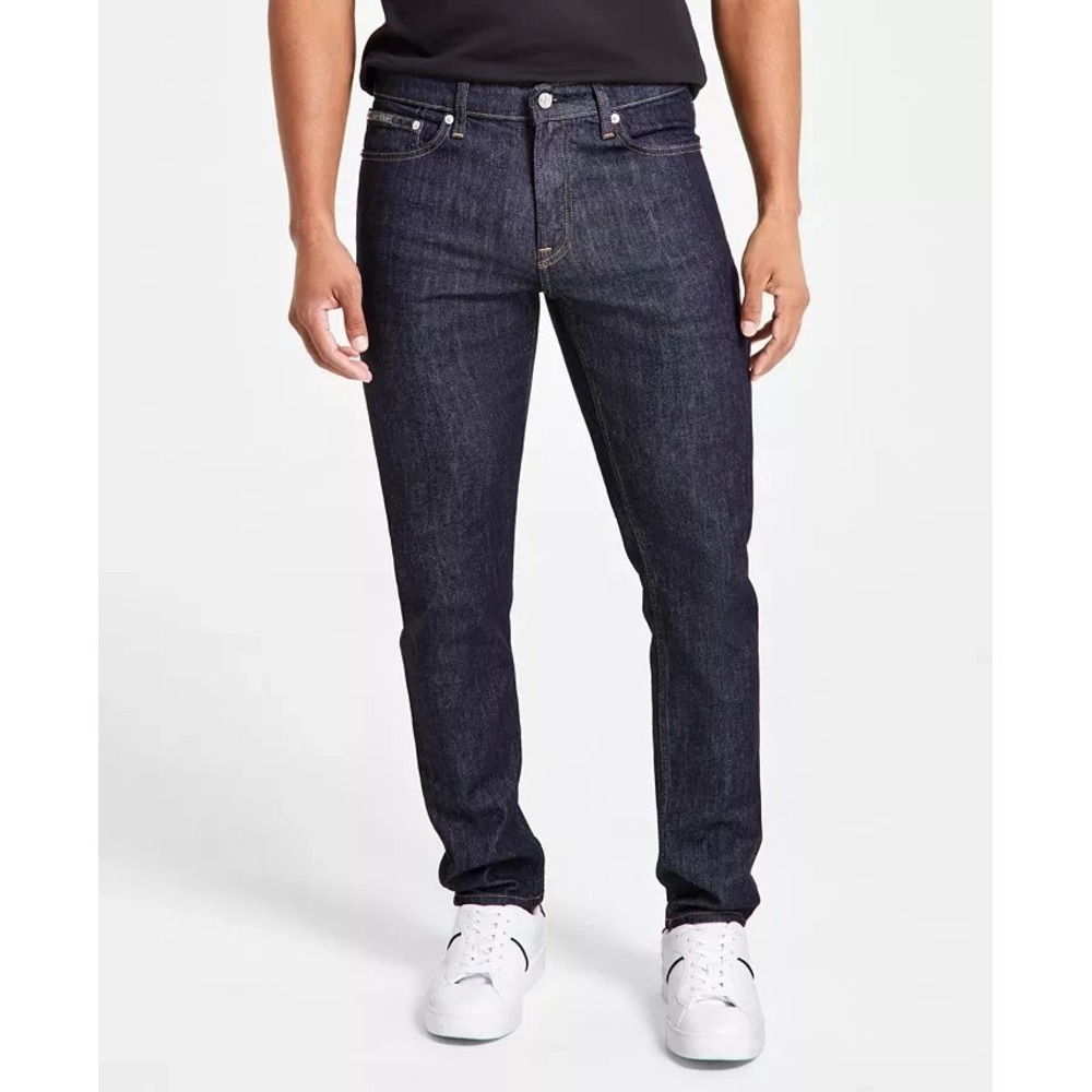 Calvin Klein Jeans Men's Slim-Fit Stretch Jeans CK Boston Blue Size W32xL30 NWT